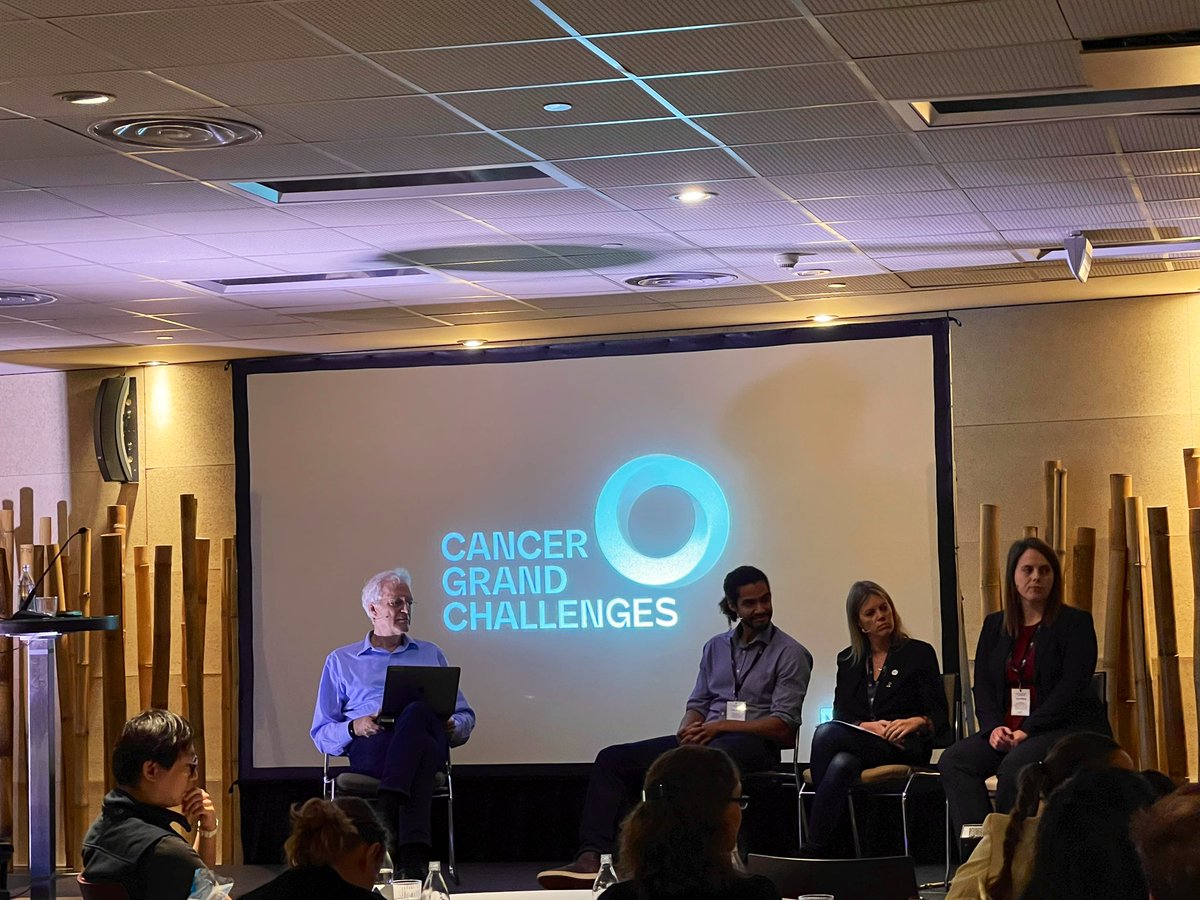 GalMeetsScience's tweet photo. Day 1 of #CancerGrandChallenges #FutureLeaders Conference in Barcelona! Great scientific discussion and presentations from all the Teams! @EileenWhitePhD @CancerGrand https://t.co/UXlnHUIQCY