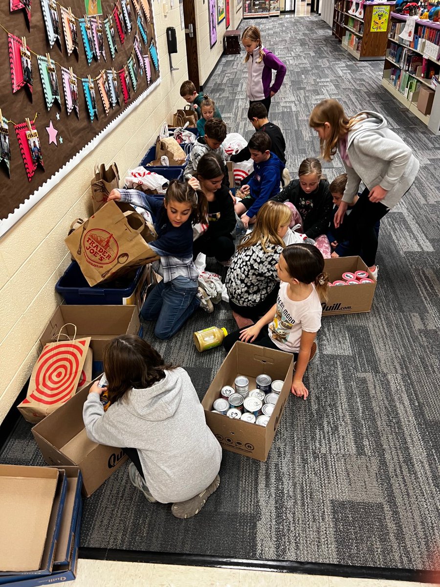 The catch?!? Everyone that entered the contest brought in food to benefit Frankfort Food Pantry. The contest had about 150 entries. The students and their families were very generous with their donations, and we collected about 10 boxes of food to help the needy at Thanksgiving.
