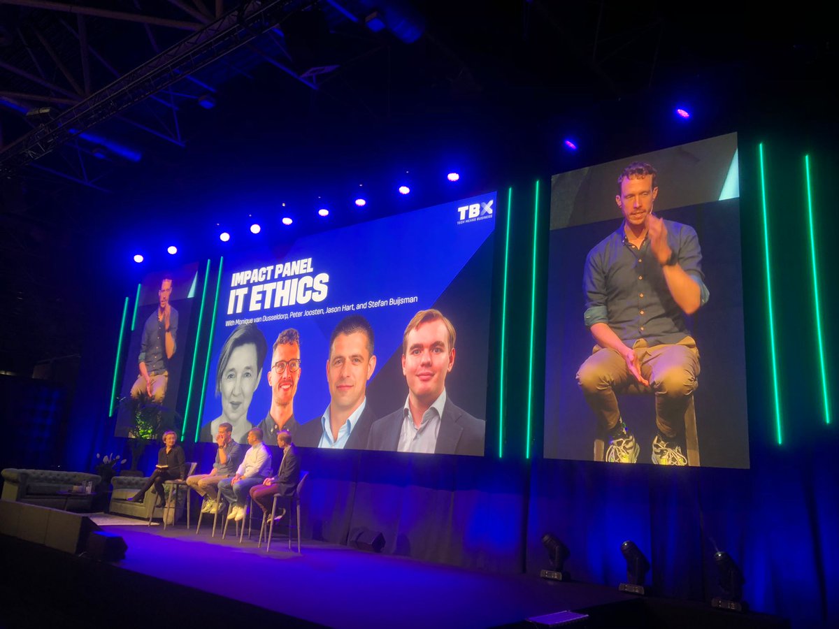 PeterJoostenOrg's tweet photo. I had a blast, yesterday at @tbx_event: talking to interesting people (and companies), my own talk about the synthetic biology, and the panel with @Hart_Jason &amp; @StefanBuijsman about IT ethics! 

#TBX2022 https://t.co/siPA5gCgAb
