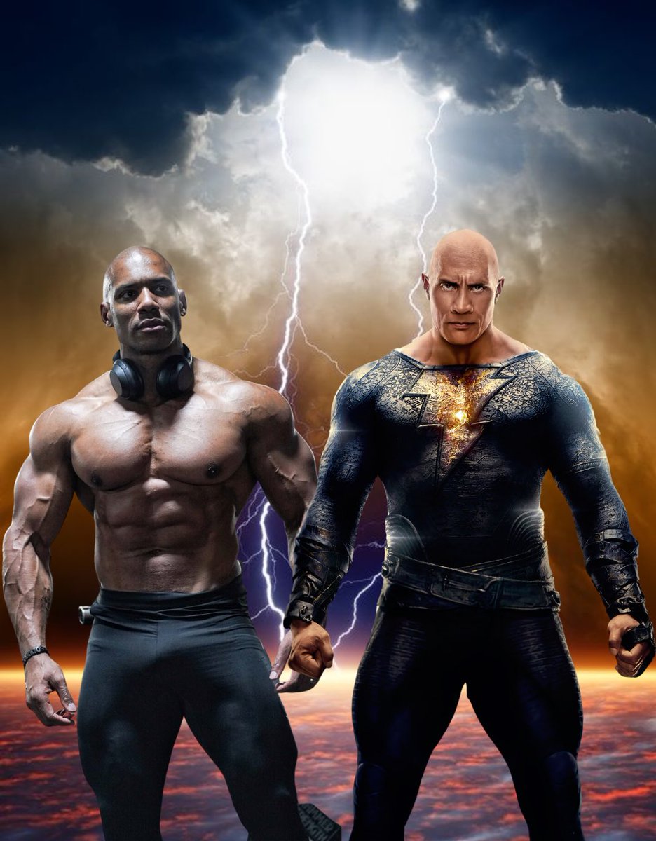RogerSnipes's tweet photo. I think @therock looks phenomenal in the new movie 𝗕𝗹𝗮𝗰𝗸 𝗔𝗱𝗮𝗺. It excited me to want to play a 𝗗𝗖 or 𝗠𝗮𝗿𝘃𝗲𝗹 character.
⠀
𝗪𝗵𝗮𝘁 𝗼𝘁𝗵𝗲𝗿 𝗱𝗮𝗿𝗸𝗲𝗿 𝘀𝗸𝗶𝗻𝗻𝗲𝗱 𝘀𝘂𝗽𝗲𝗿 𝗵𝗲𝗿𝗼'𝘀 or 𝘃𝗶𝗹𝗹𝗮𝗶𝗻𝘀 𝗮𝗿𝗲 𝘁𝗵𝗲𝗿𝗲? https://t.co/nOqFkRtWY5