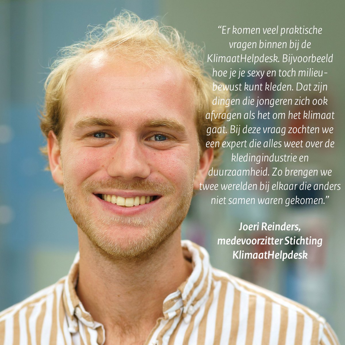 ‘Hoe kleed ik me sexy en toch milieubewust?’ De <a href="/KlimaatHelpdesk/">KlimaatHelpdesk</a> beantwoordt vragen over klimaatverandering. Ruim 300 wetenschappers delen - in begrijpelijke taal - hun kennis met bezorgde burgers. Twee medewerkers vertellen waarom dat zo belangrijk is 📖 ocw-verhalen.nl/verhalen/klima…