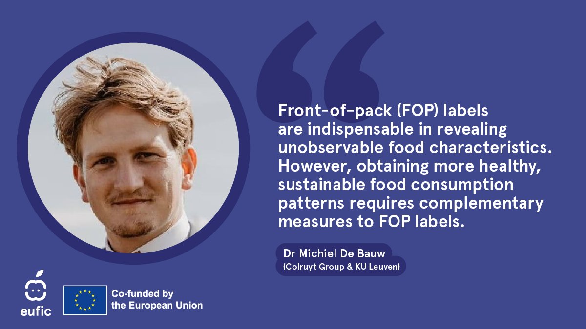 European Food Information Council (EUFIC) (@eufic) on Twitter photo Dr <a href="/michiel_debauw/">Michiel De Bauw</a> explains the role of #foodlabels in persuading grocery shoppers toward healthy & sustainable food. 🛒
Yet, are complementary measures also necessary to obtain more healthy, sustainable food consumption patterns❓ Dr <a href="/michiel_debauw/">Michiel De Bauw</a> explains the role of #foodlabels in persuading grocery shoppers toward healthy & sustainable food. 🛒
Yet, are complementary measures also necessary to obtain more healthy, sustainable food consumption patterns❓