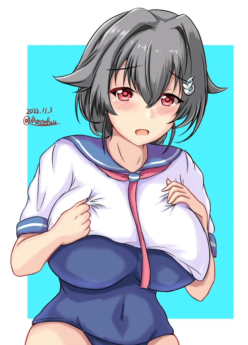 迅鯨さん#艦これ版深夜の真剣お絵描き60分一本勝負#艦これ版真剣お絵描き60分一本勝負_20221103#迅鯨 