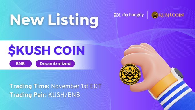 LiRicherd's tweet photo. Celebrate our $KUSH listing on #eXchangily!

慶祝  @KushCoinBSC 在 @exchangilydex 上市 🎉🔥

🎁 100 億 #Airdrop 🎁

👉贊 &amp; 轉發
👉關注
@KushCoinBSC @exchangilydex @LiRicherd

👉下載錢包 Download eXchangily  Wallet！ https://t.co/ORM2ZFwbfj