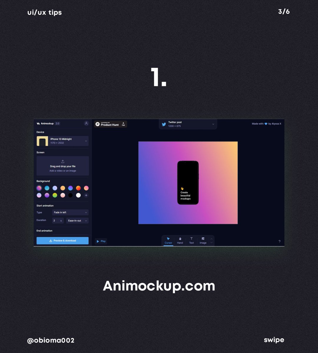 obioma002's tweet photo. Some websites where you can get some device mockups for your ui/ux designs. They work for figma and xd
Follow for more
#adobe #xd #figma #ui #uiux #uitips #obioma002 #explorepage #explore #design #designdoctor https://t.co/aZrjhXtN62