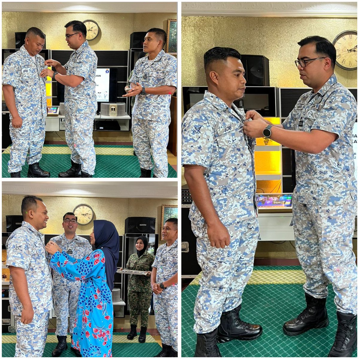 SKTLDMsitiawan's tweet photo. Accept responsibility for your life. Know that it is you who will get you where you want to go, no one else.

Tahniah diucapkan kepada warga @SKTLDMsitiawan atas kenaikan pangkat. Pangkat datang bersama amanah dan tanggungjawab! 💪🏼

#NavyPeople
#ModalInsan
#Kesiagaan
#TLDM
#RMN https://t.co/325BFKMKlZ