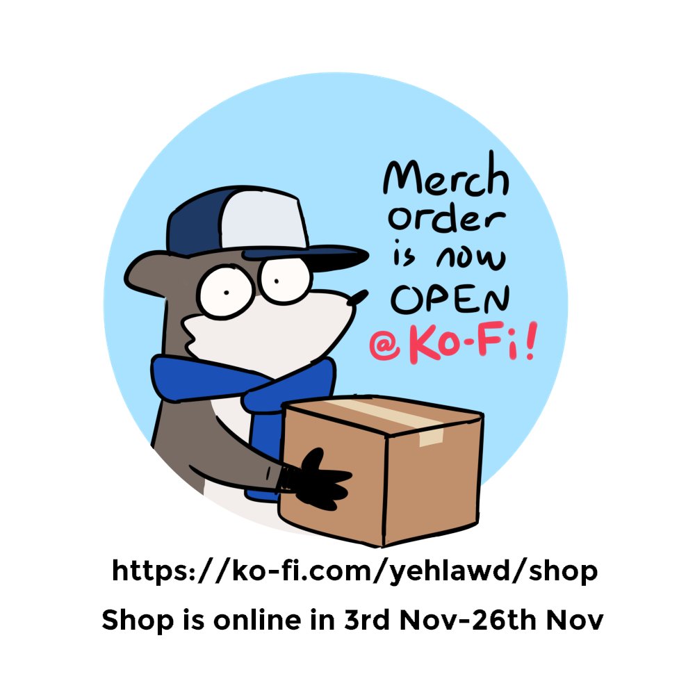 Onlin/e sh/op is finally open in Ko-Fi! The sh/op will be open for 2 weeks! (3rd Nov-16th Nov) Please do check out my merch🙏
TO MALAYSIAN: IF YOU ARE INTERESTED TO ORDER ONLINE PLEASE DO NOT PLACE ORDER THERE AND DIRECTLY MESSAGE ME FOR DETAILS!
(read thread for more info)