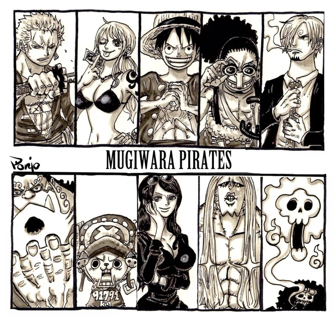 MUGIWARA PIRATES #ワンピース #ONEPIECE 