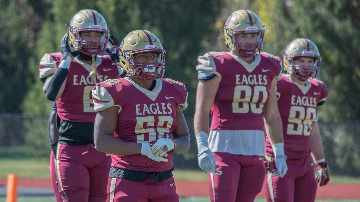BCAthletics's tweet photo. We 👀 you 
@BH2OFootball
!

Eagles appear in the first NCAA Regional Rankings of the season. #BleedCrimson #GoForGold 

🔗 https://t.co/TmOXC379x3 https://t.co/WtsrayKQsn