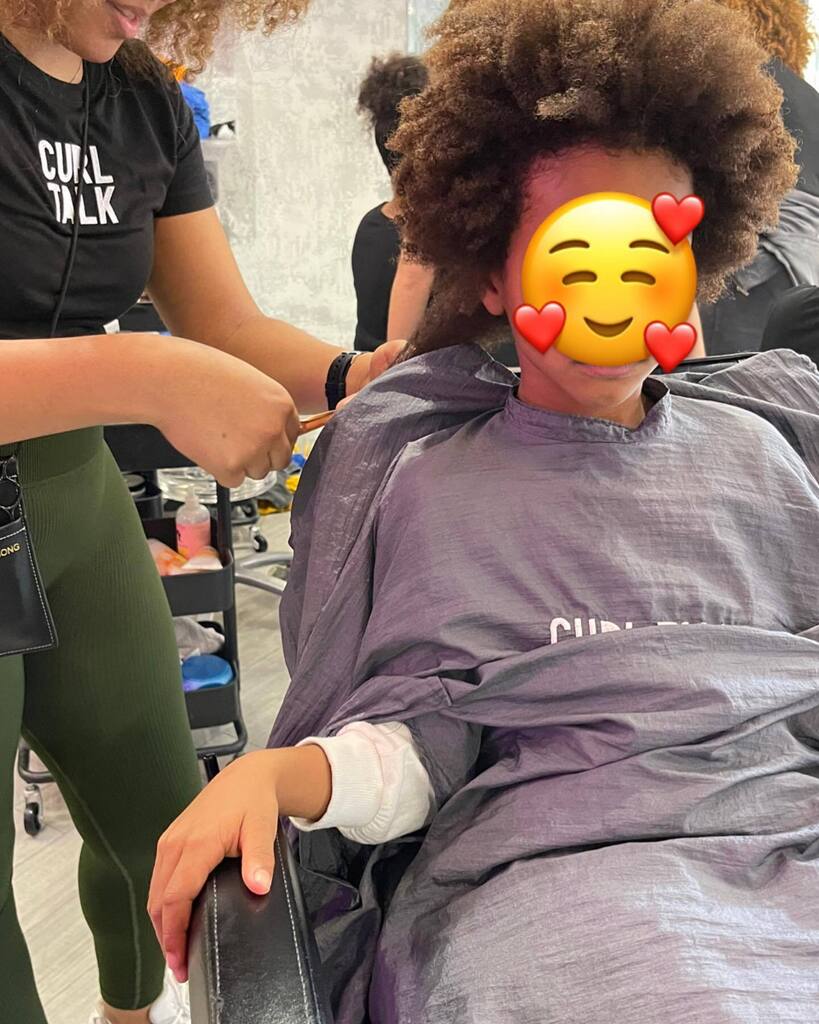 Stunning results from a visit to <a href="/curl/">curl</a>.talk! Superstar No.1’s hair looks and feels fabulous!! See you all again soon. 🖤 instagr.am/p/Ckf-6y-oPEk/