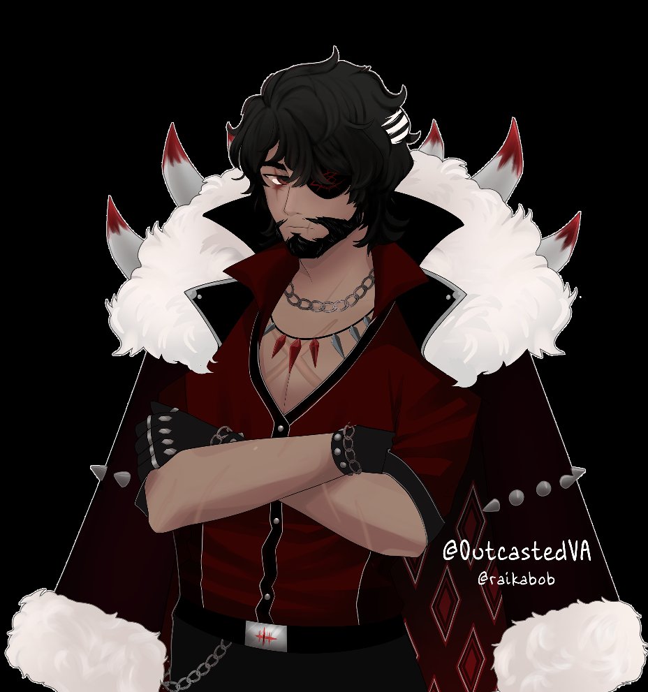 raikabob's tweet image. I was commissioned for @OutcastedVA 's reactive images. I dont get to draw guys often, so Im super honored with this opportunity. Look at how amazing his design is 😭😭

#Vtuber #ENVtuber