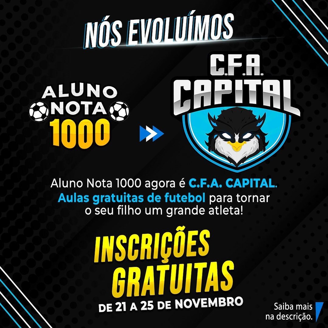 Última avaliação de atletas do Capital Clube será neste fim de semana