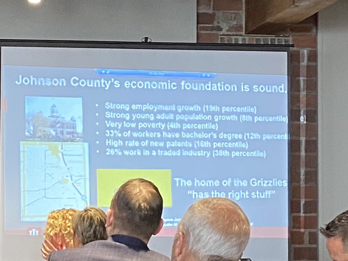 This morning’s Johnson County Economic Outlook breakfast affirms Johnson County’s economic foundation is strong.  ⁦<a href="/AspireJohnsonCo/">Aspire Economic Development + Chamber Alliance</a>⁩