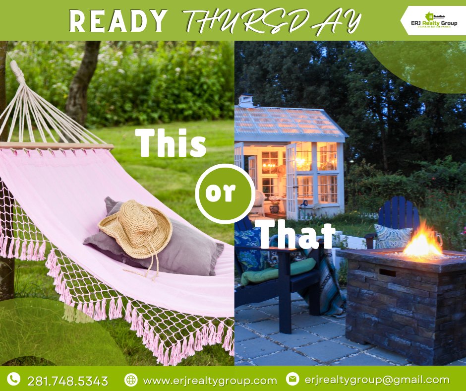 EmmaJohnson16's tweet photo. Fall has arrived, and it's time to cozy up with a cup of tea or a book in our favorite spot. 🍂☕📖
Which is your favorite way to relax outside at home this fall? Tell me below!
.
.
EMMA JOHNSON
REALTOR®
☎️| 281.748.5343
📧| erjrealtygroup@gmail.com
🌐| https://t.co/iBWggLneOM https://t.co/gABeolQjVT