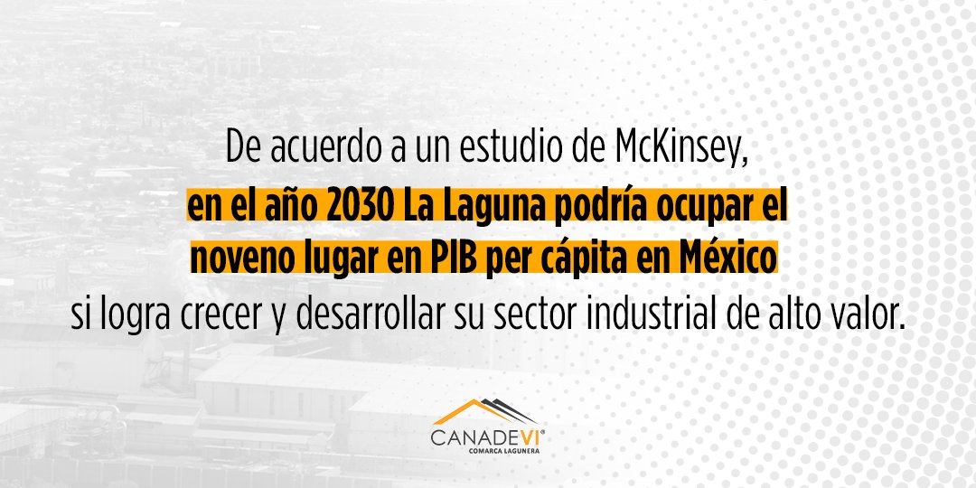 La Laguna es la décima zona metropolitana del país, con un millón 400 mil habitantes, 62 universidades, cientos de carreras disponibles y, por demografía, esta ciudad podrá ser el próximo polo del desarrollo industrial del norte de México.