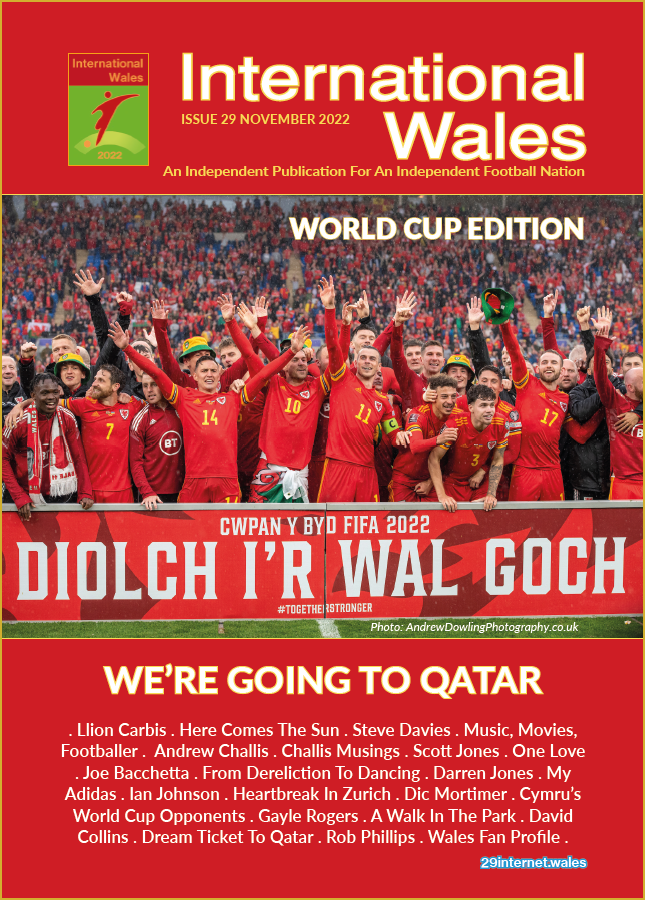 Issue 29 - the World Cup Special is out! 52 pages of Welsh international football heaven including, amongst a host of other features, the Wales Fan Profile with @robphillipshere. Head over to international.wales/shop/fanzines/… and order your copy today. #Cymru #WalesAway #Qatar2022 ⚽️🏴󠁧󠁢󠁷󠁬󠁳󠁿 🏆