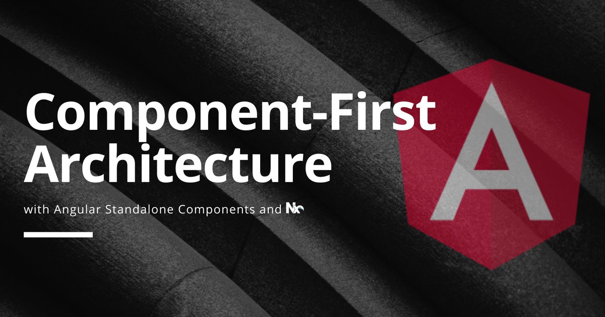 NxDevTools's tweet photo. Wondering about cmp-first architectures in @angular? Nx core member @FerryColum shares his thoughts in our latest blog post:
→ standalone cmps
→ bootstrapping apps
→ routing &amp; state mgmnt?
..

And in particular, how Nx can help!

https://t.co/W34jkwIsAY

#angular #architecture https://t.co/cQXij90QC7