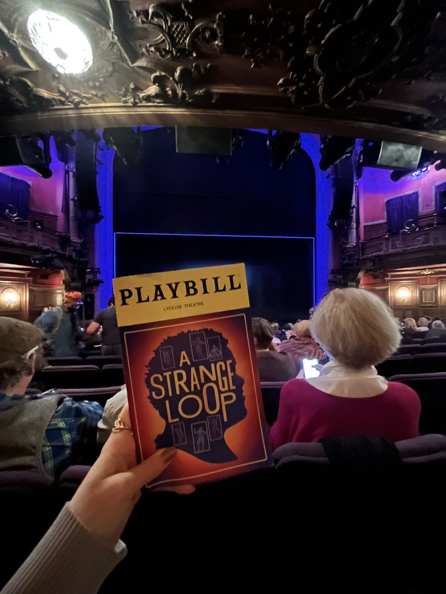 samaaronson_'s tweet photo. still locked out of my insta from the bug the other day so have no choice but to post my @playbill from my double header yesterday on here @StrangeLoopBway @PhantomBway https://t.co/kimAiSquWi