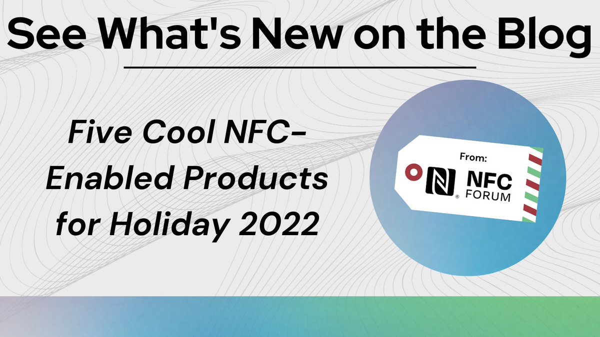 nfcforum's tweet photo. With the holidays fast approaching, it’s time to start thinking about gift ideas. And we are here to help with some cool #NFCEnabled products for the gift-giving season! #Gifting #NFC #HolidayShopping #Contactless #Tech https://t.co/0IbBAlAlIG