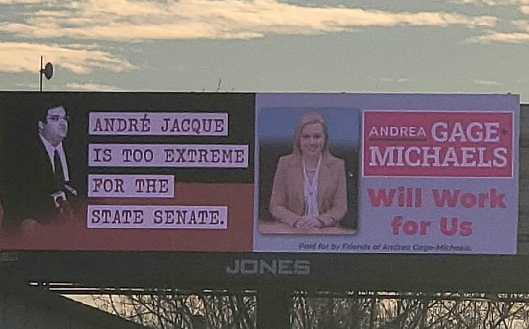 Good morning, De Pere! We think it's high time for our opponent's true record to see the light of day. If you agree, share this picture! And make sure to stay tuned for a video series on why Andre is just too extreme for Senate District 1.