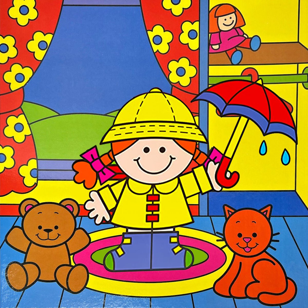 ColorformsBrand's tweet image. It’s raining, it’s pouring… But Miss Weather doesn’t mind! With the Colorforms® Miss Weather play set, you can help Miss Weather be prepared for any season.

#Colorforms