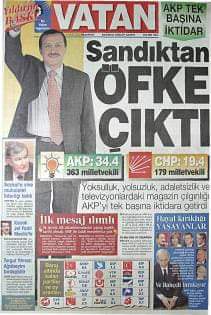OmRgRcY1's tweet photo. ANADOLU İHTİLALİ'ni UNUTANLARA!!! 
#3KASIM2002' yi BÎ HATIRLATALIM  RECEP TAYYİP ERDOĞAN ile #BuŞarkıBuradaBitmez dedik. Ve biz bitti demeden bitmez hala anlamadınız mı?? 
AK Partimizin iktidara gelişinın 20. yıl dönümü nice 20 yıllara inşallah.

#MilleteHizmette20Yıl https://t.co/PmjJIPDnQj