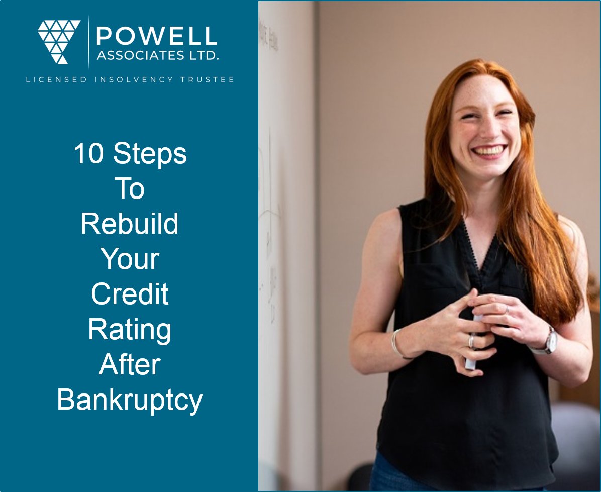 Once you have received your discharge from your bankruptcy, you can follow these steps to start you on the path to a better credit score. maritimetrustee.ca/blog/10-steps-…