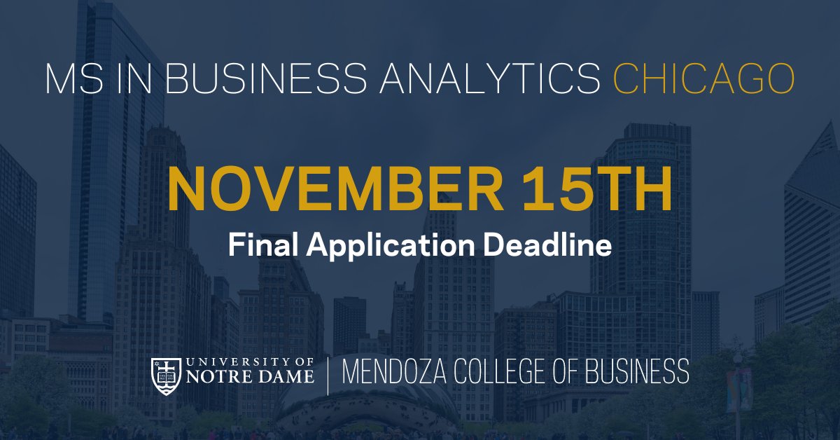 Mendoza College of Business tweet media
