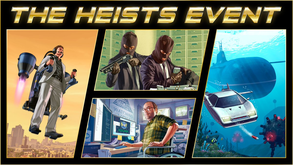 Rockstar Games On Twitter The Heists Event Reap Huge Rewards In GTA gta-4-lost-and-damned-still-remains-the-strangest-gta-game-youtube