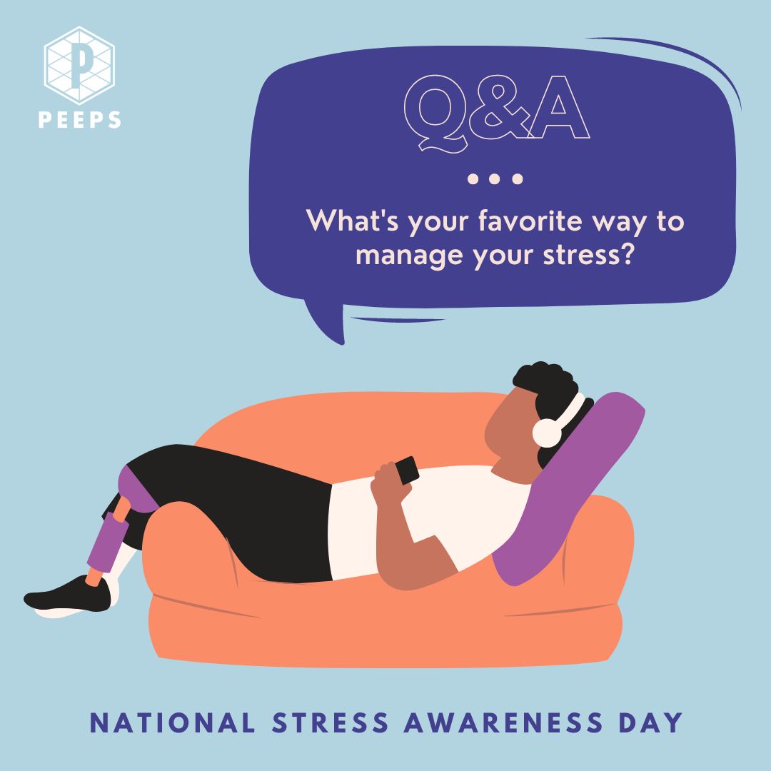 Today is National Stress Awareness DAY! 😀

Let us know in the comments what your favorite way to manage stress is! 📖💃🚴‍♂️