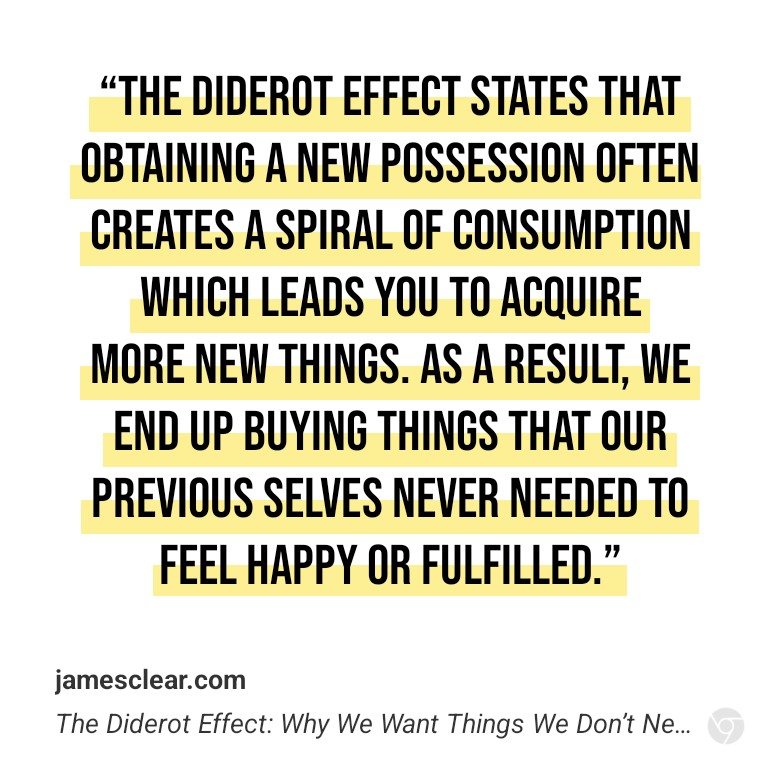 ARiatiga's tweet photo. #DiderotEffect @JamesClear

https://t.co/Unfopm4FY6. https://t.co/J8Nwp1Cxii