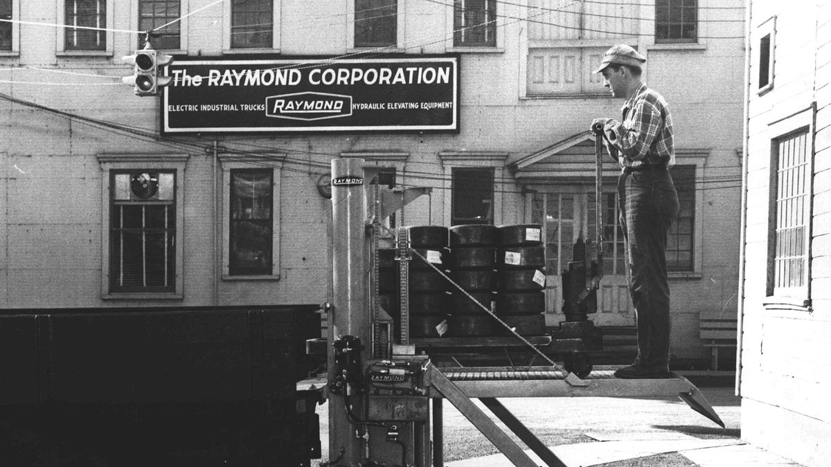 AMH__inc's tweet photo. Raymond has always stood at the forefront of material handling. Follow along as we share stories from a centurylong history of innovation that shaped Raymond into the industry leader it is today. 

#RaymondCorp100

https://t.co/Yx0G9zfVD8 https://t.co/Ec2YglR8qQ