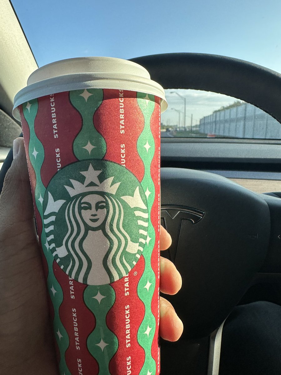 Christmas Starbucks is unmatched 🎄