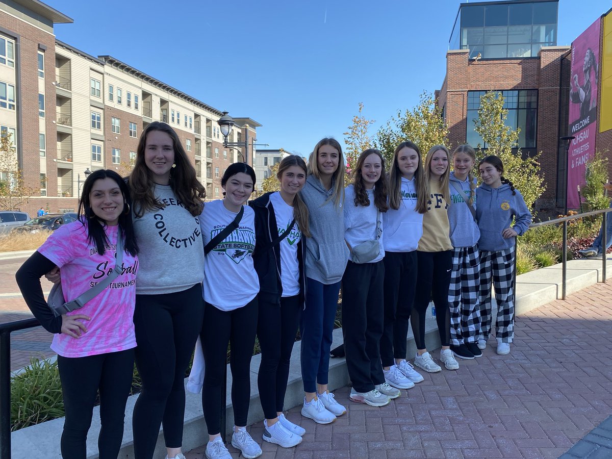 Fun couple of days watching the state volleyball tournament with the team. Thanks for a great season ladies!