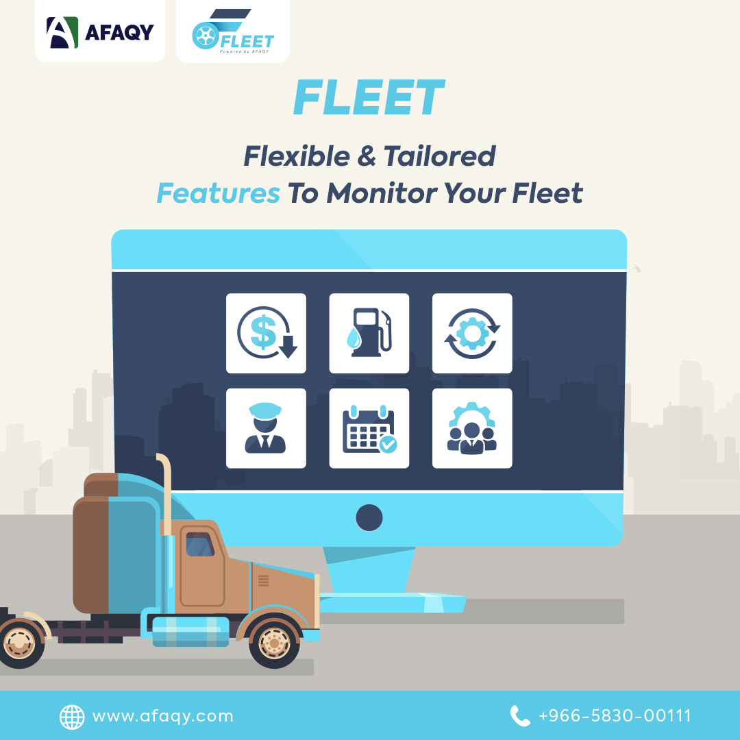 AFAQYIT's tweet photo. #FLEET Management System from #AFAQY includes many features to monitor vehicles, so companies can easily choose and tailor them based on their needs to collect their fleet's data and increase its efficiency. 🚚

🌐https://t.co/xhautgmqGy

#IoT #FleetManagement https://t.co/D0ppq1rEfx