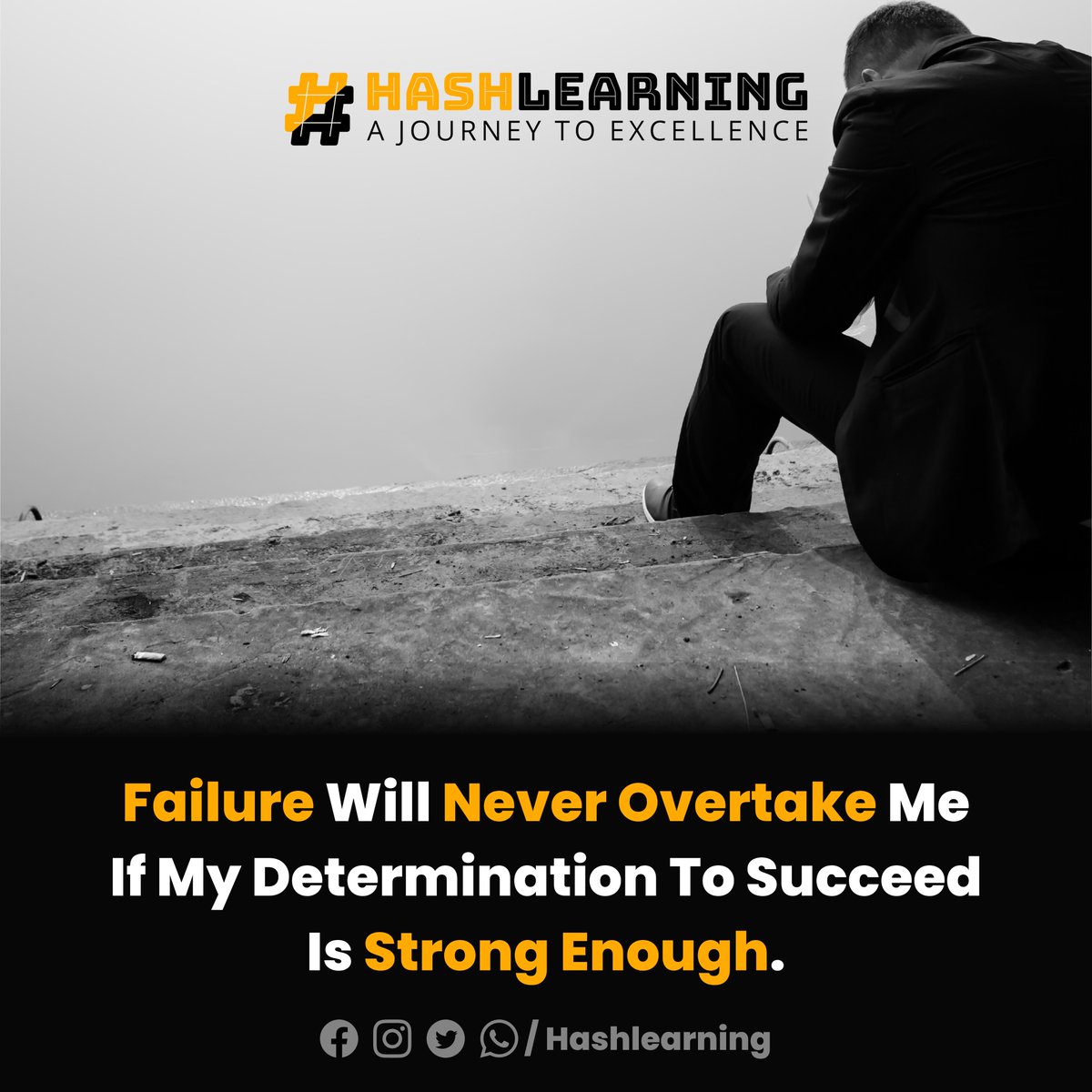 Hashlearning2's tweet photo. #Failure Will #Never_Overtake Me If My #Determination To #Succeed Is #Strong_Enough.
..
#hashlearning #motivational #motivation #motivationalquotes #quotes #inspiration #inspirationalquotes #mindset #positivity #love #goals #inspirational #inspire #quoteoftheday #positivevibes https://t.co/vBNTxT1WeN