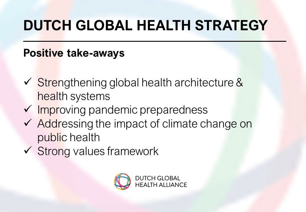 Aidsfonds_intl's tweet photo. The Dutch Global Health Alliance applauds the Dutch government’s strategic choice for 4 priorities in the new Dutch Global Health Strategy. Stay tuned for our full reaction!
#DutchGlobalHealthAlliance #DutchGlobalHealthStrategy https://t.co/b0q6Bxu7LG