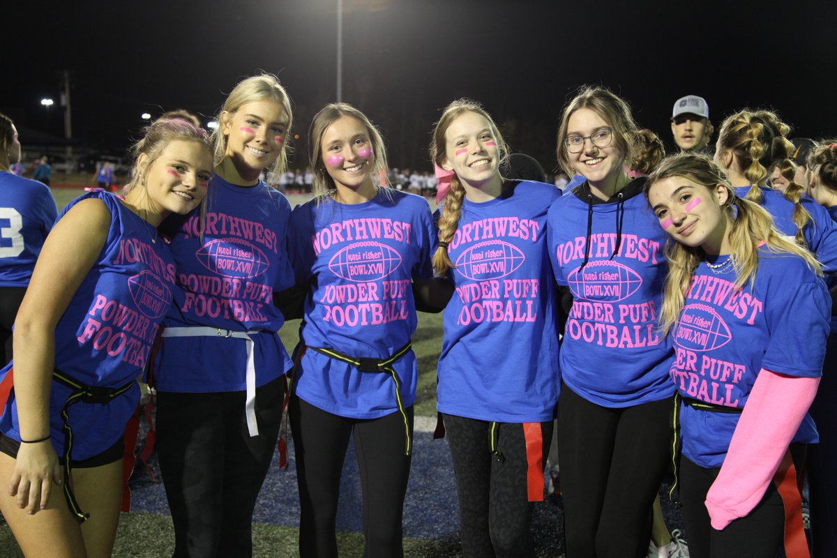 NorthwestRISD's tweet photo. We had a great time at the 17th Annual Kati Fisher Powder Puff Bowl last night. All money raised goes to scholarships for Northwest seniors. Thanks to the Fisher family, players, coaches, entertainment, and the Northwest community for supporting this wonderful event! #NWcommUNITY https://t.co/ME0finYrBz