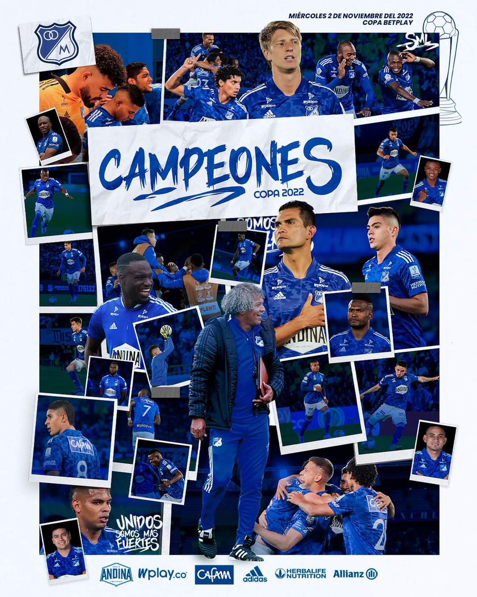 leonderly06's tweet photo. Campeones @Millonarios 💙💙💙 https://t.co/ljgcUd0C9M