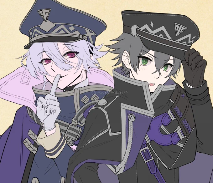 色分け終わったからあとは塗るだけ!!やっぴ～!重なるところ無駄に描ききりにしてあるんですよ。あとでなんかに活用したい 