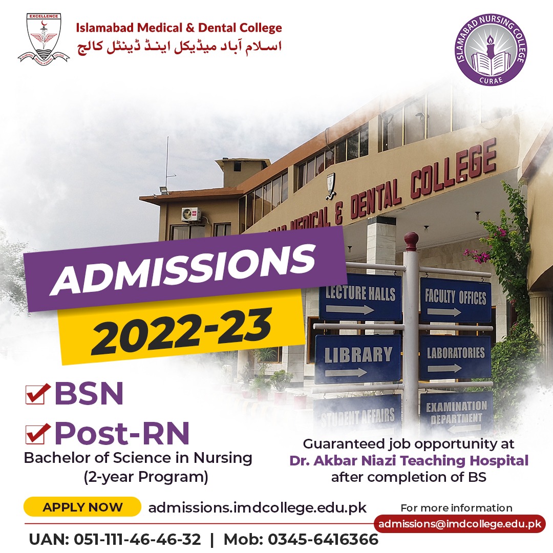 imdc51's tweet photo. #AdmissionOpen – #BSN #PostRN (Session 2022-23)
Guaranteed #JobOpportunity at @anthpkofficial

#ApplyNow https://t.co/fj5HvHh7zj
UAN 051-111-46-46-32, 0345-6416366
#IMDC #nursing #nurses #nursingstudent #nursingcollege #nursingschool #nursingjobs #nursinglife #medicalcollege https://t.co/AHqYqCRCBe
