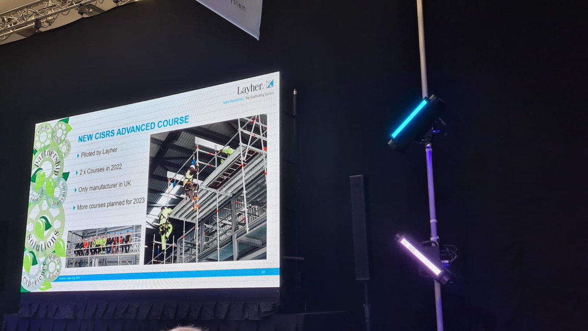 simianrisk's tweet photo. Yesterday our Managing Director Simon was a guest speaker at @Layheruk for their Homegrown Solutions Open Day at Letchworth.
It was a fantastic opportunity to provide a training update to their customers & staff ⭐️
#layheruk #solutionsopenday #simianrisk #scaffoldtraining https://t.co/G7Jm88uG50