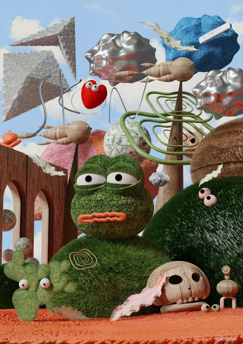 New in <a href="/foundation/">Foundation 🌐</a> 
Pepe Land
1/1ETH
0.3ETH
#pepe #PEPEBET #pepe #NFT #nftcreators #nftart 
#NFTshill 
 
foundation.app/@skon/woollyms…
