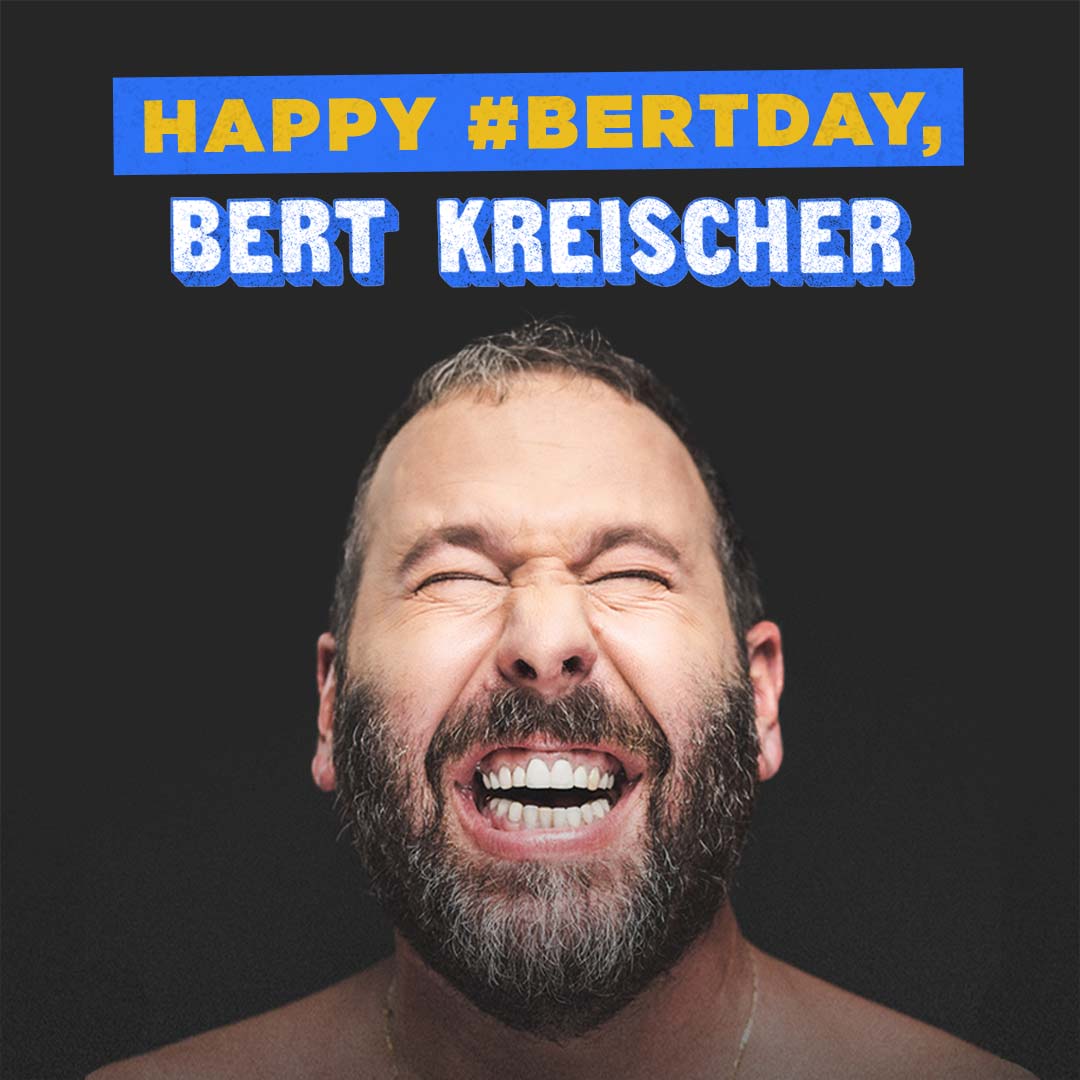 Happy 29th 21st Birthday, Bert 🍻

Let's celebrate one week from now when the #BertyBoyRelapseTour takes the arena stage! #HappyBertDay 

Tickets to see Bert's comedy show Nov. 10th:
🎟 bit.ly/Bertyboy