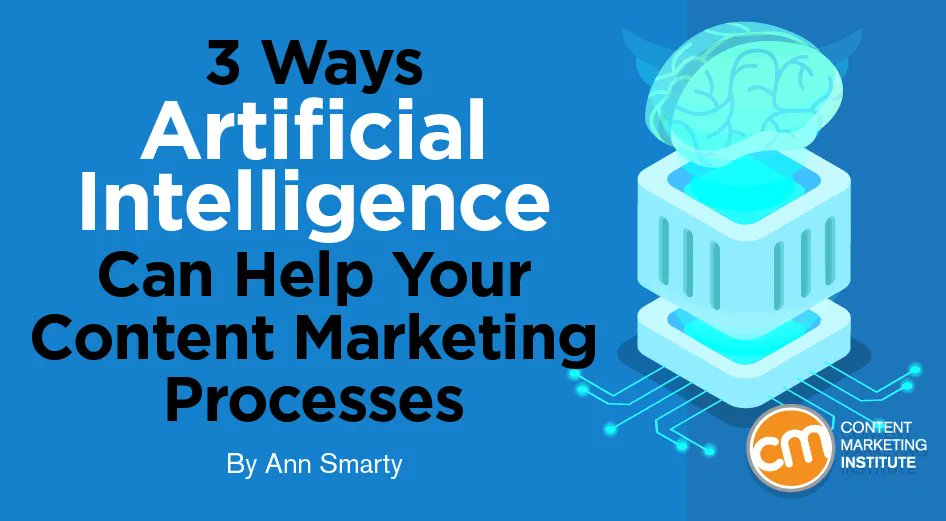 The4amReport's tweet photo. 3 Ways Artificial Intelligence Can Help Your #ContentMarketing Processes 
https://t.co/2giuiaoFiW https://t.co/3RPOmSZc8Y