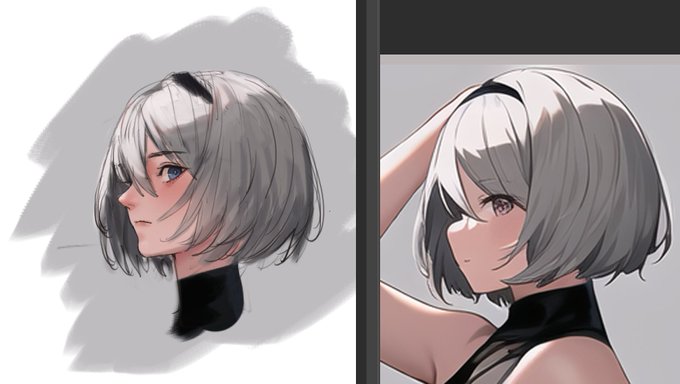 AIでざっくりした完成形のイメージを出力して、自分はもっと表現したいものの形とかの勉強に時間を使うのがいいような気がしてきました
忌憚のない意見ってやつっス 