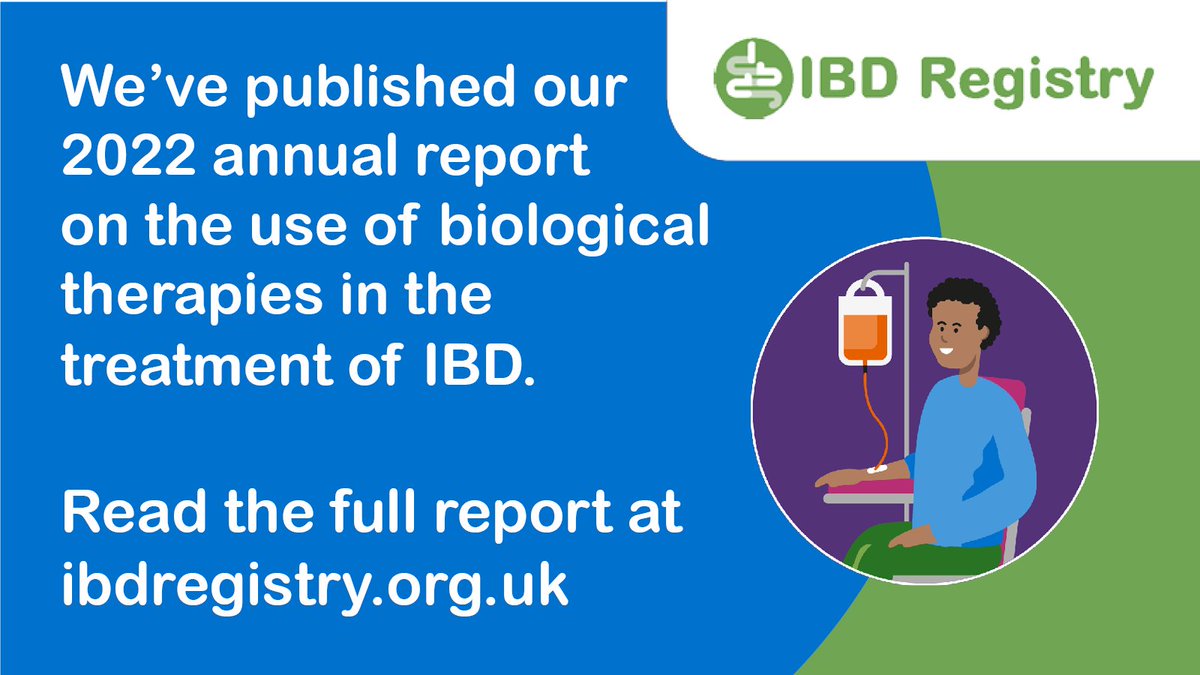 We’ve published our 2022 annual report on biological therapies in #IBD – an essential part of our expanding programme to support greater understanding and improved quality of care for people with IBD in the UK #healthdata #NHS Find out more at bit.ly/3DZ3Bc3