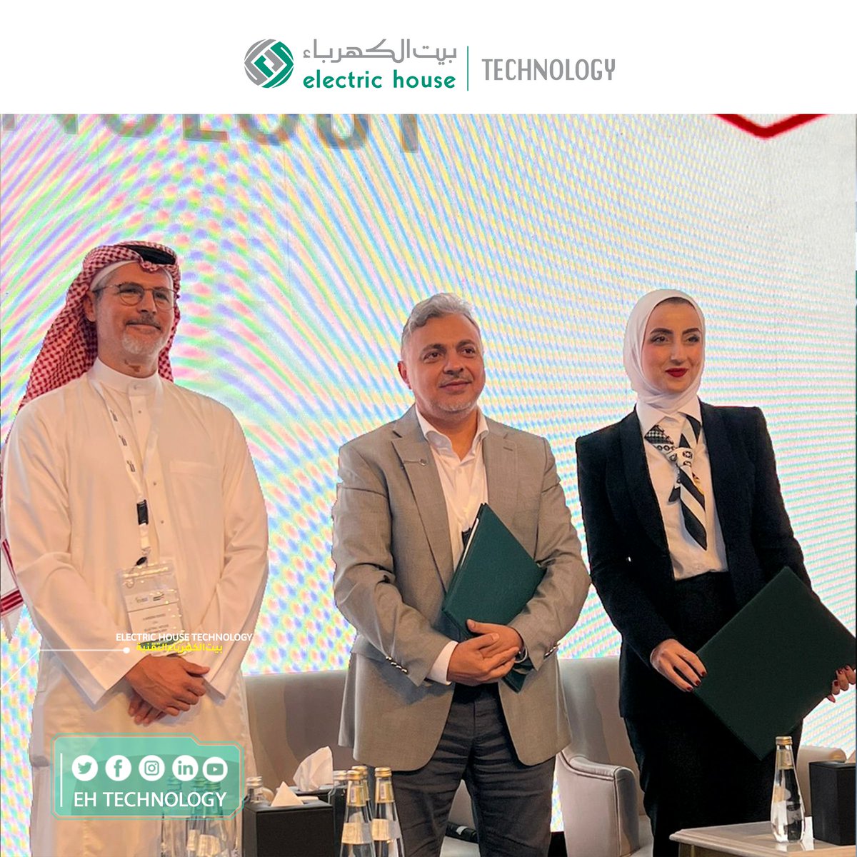 eh_tech's tweet photo. We are honored to announce The exclusive Partnership with #SCAME, the global company and market leader for #EV Charging Systems and Solutions during EV Auto Show Riyadh.
It was a great time with all of you. We hope for a lot of success together. https://t.co/TTn71yOqYb