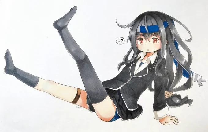 A4サイズの練習用初霜フモフ 