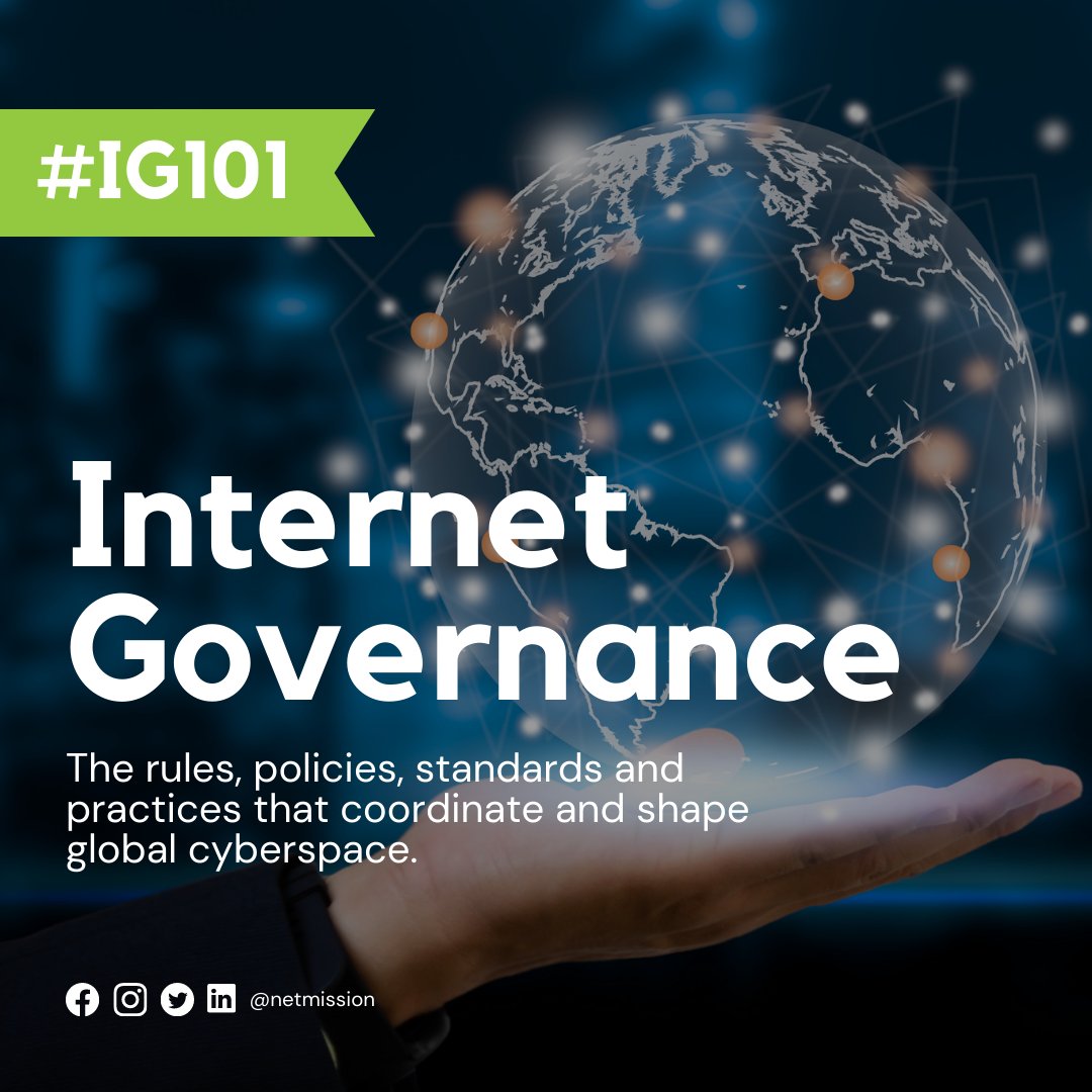 netmission's tweet photo. #IG101【Internet Governance】
Internet governance is a process whereby multistakeholders come together to resolve conflicts over problems created in a dynamic and complex cyberspace and develop a workable order.
Source: https://t.co/cERUExMf2K
#NetMission #DotAsia #IntGov https://t.co/HqWO5lxyaa